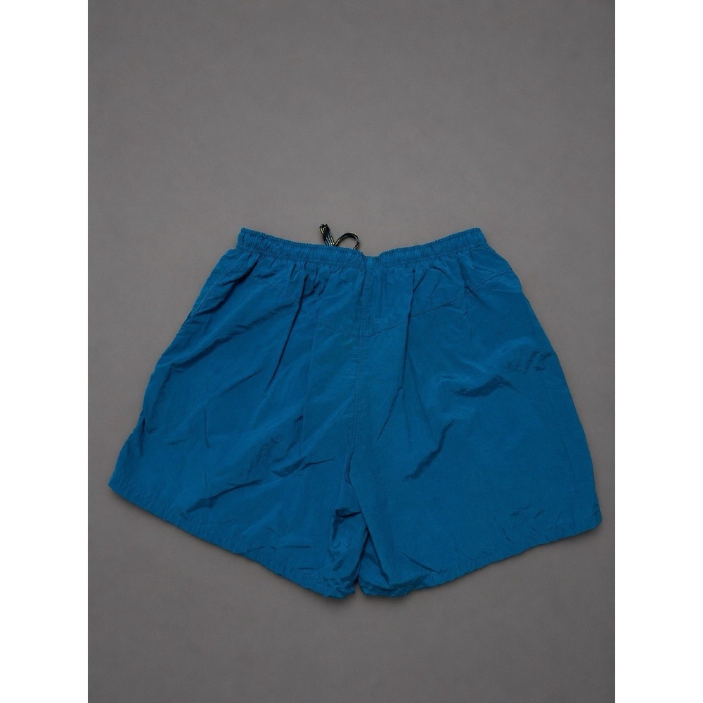 Vintage Speedo Y2K Swim Trunks Men's Blue 90s Swim Shorts Retro Beach Shorts - Picture 2 of 5